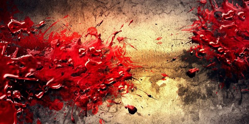 Dipinto come in un mare di polvere