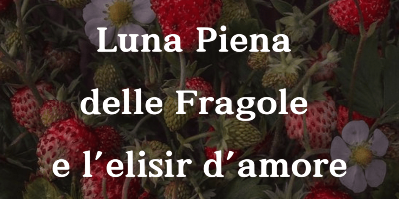 Luna Piena delle Fragole e l’elisir d’amore.