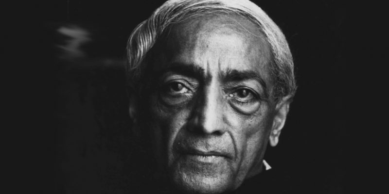 Krishnamurti – La natura e lo sradicamento totale della paura